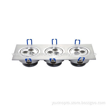 9 * 1W High Power LED Panel Light, High Brightness